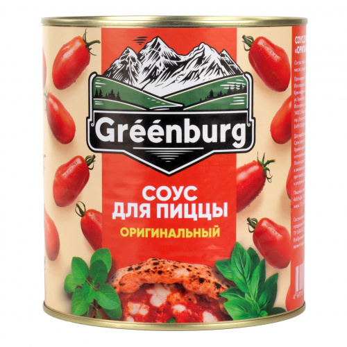 Томатный соус д/пиццы со специями "Оригинальный", Greenburg (2,9 кг)