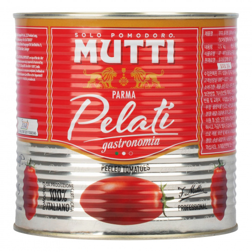 Томаты очищенные целые в томатном соке Gastronomia, Mutti (2,5кг)