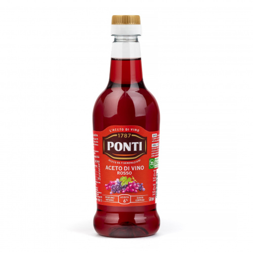Уксус винный красный 6%, Ponti (0,5л)
