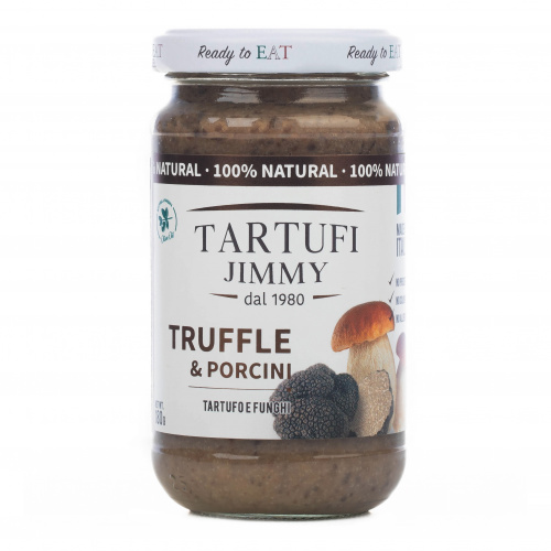 Соус грибной трюфельный 3% с белыми грибами, Tartufi Jimmy (0,180кг)