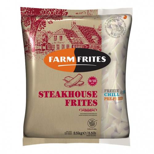 Картофель фри 9/18 мм (Steakhouse frites), Farm Frites (2,5кг)