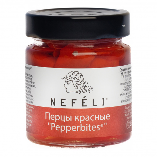 Перцы красные "Pepperbites", NEFELI (0,195кг)