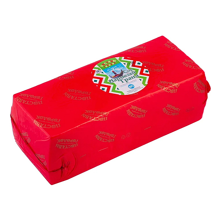 Сыр Пармезан гранд 45% "Поставы городок" в/у (~ 4,000 кг) упак. 5 шт. Беларусь