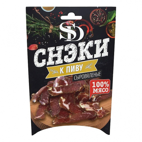 Снэки из свинины к пиву сыровяленые Сытный Дом (0,030кг)