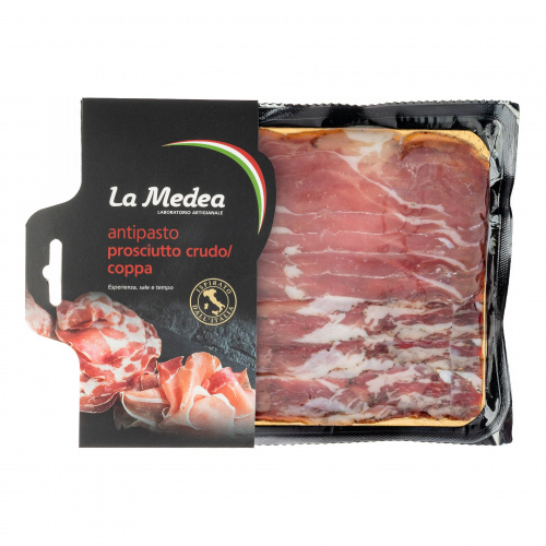Сет Итальянский (ассорти- ветчина /шейка сыровяленые)  La Medea (0,100кг)