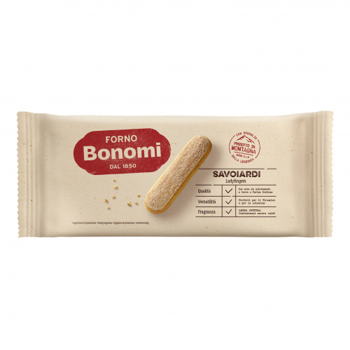 Печенье сахарное Савоярди, Bonomi (0,200кг)
