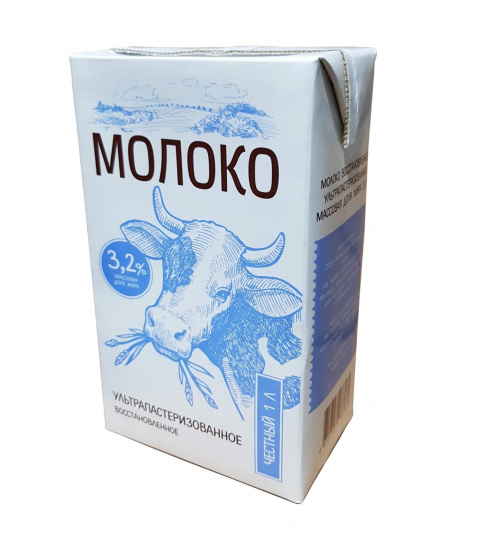 Молоко восстановленное ультрапастеризованное 3,2% (1л)