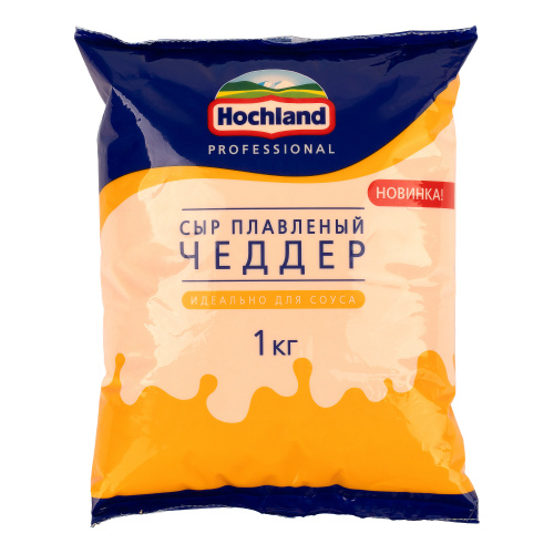 Сыр плавленый Чеддер, Hochland 40% (1кг)