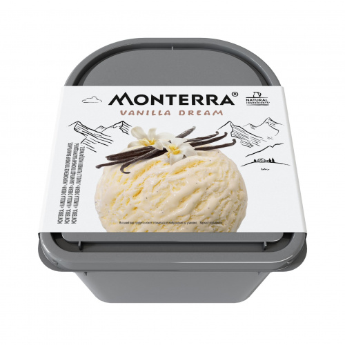 Мороженое Ваниль, Monterra (1,270кг)