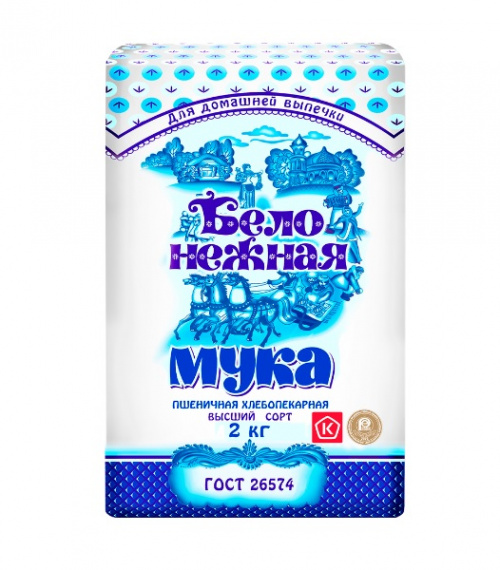 Мука Бело-Нежная в/с (2 кг)