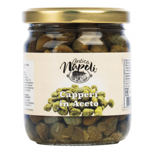 Каперсы  Antica Napoli Турция, калибр 9-11 мм (210 мл/0,190 кг)