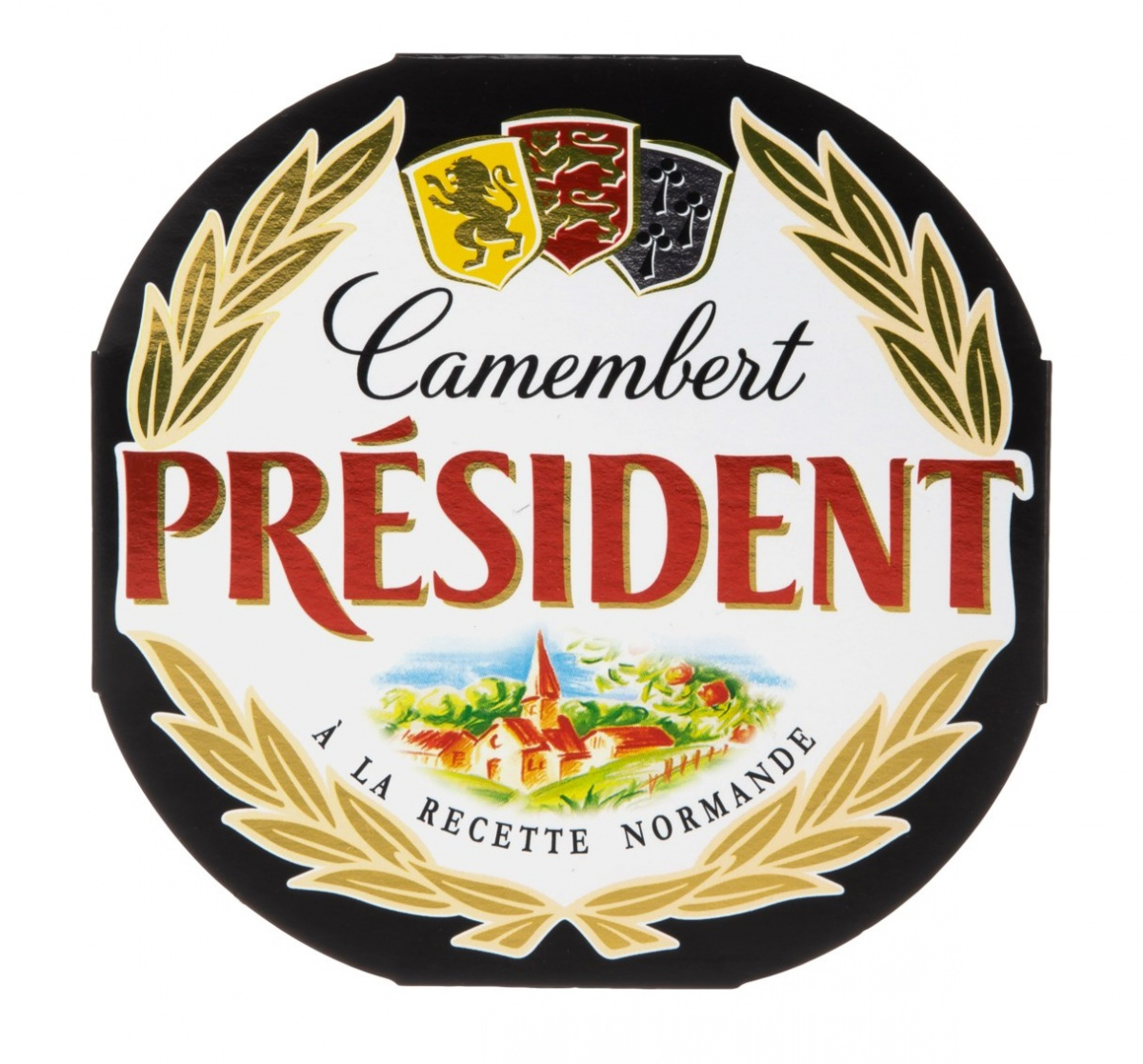 Сыр мягкий камамбер с белой плесенью 45%, PRESIDENT® (0,125кг)