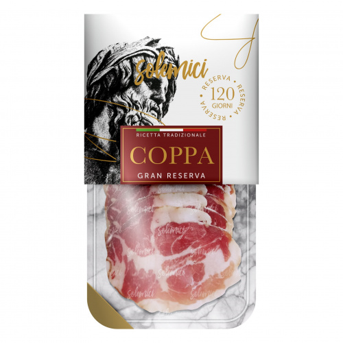 Продукт из свинины с/в категория Б Coppa, Solemici (0,050кг)