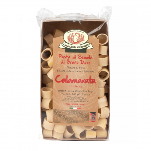 Паста без яиц Каламарата, Rustichella d'Abruzzo (0,500кг)