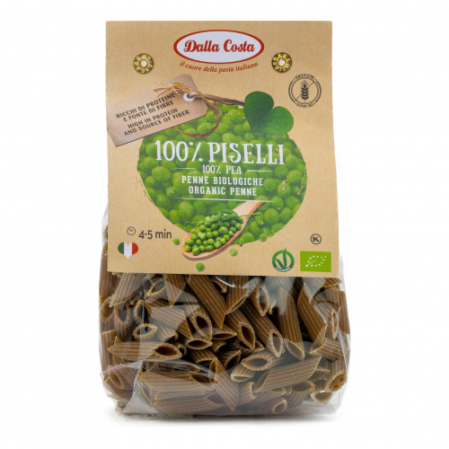Паста из гороховой муки Пенне БИО, Dalla Costa (0,250кг)
