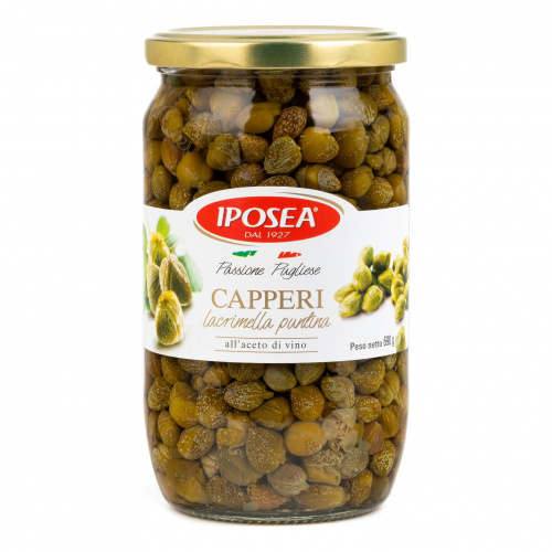 Каперсы Пунтина Лакримелла в уксусе, IPOSEA (0,690кг)