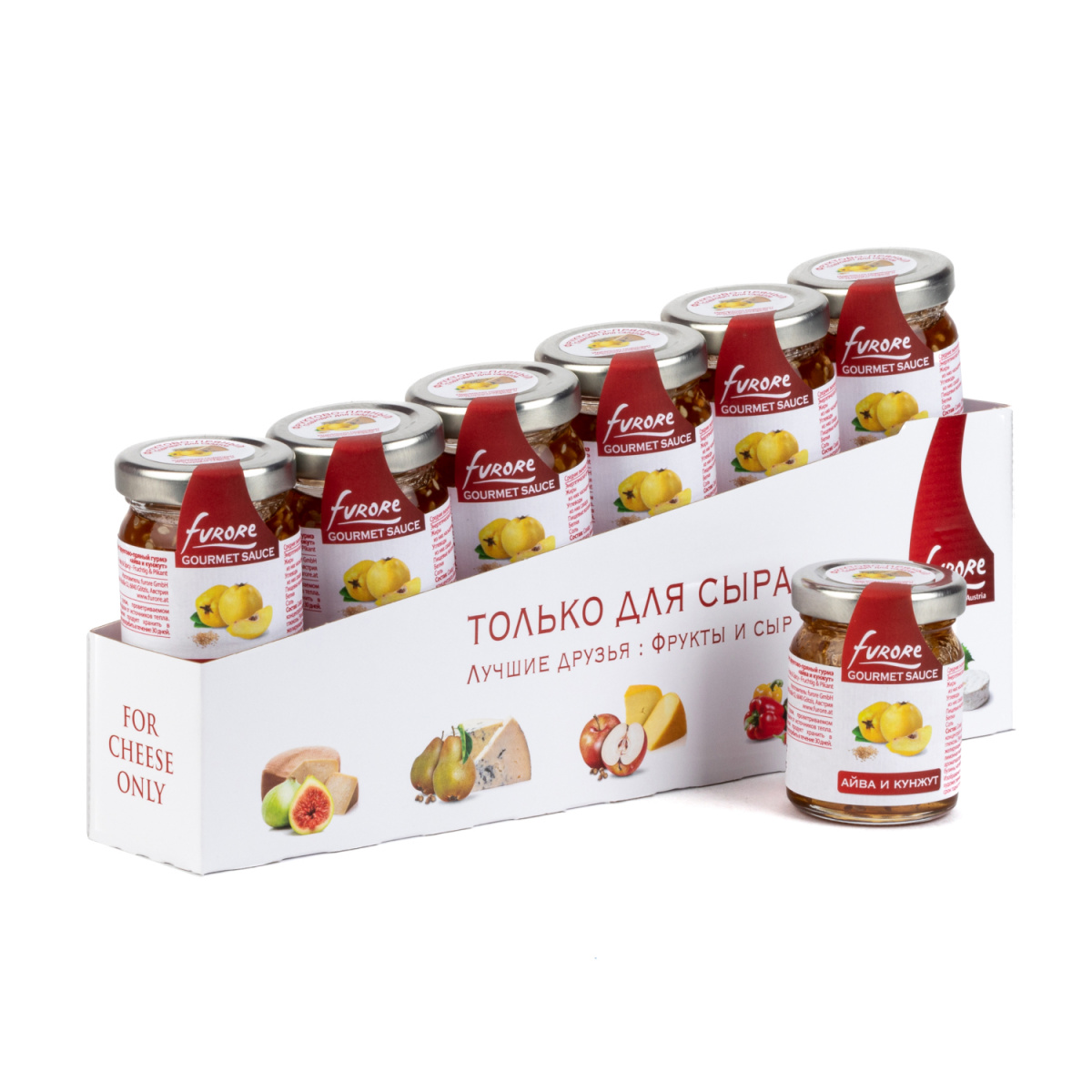 Соус фруктово-пряный гурмэ айва и кунжут, Furore (0,060кг)