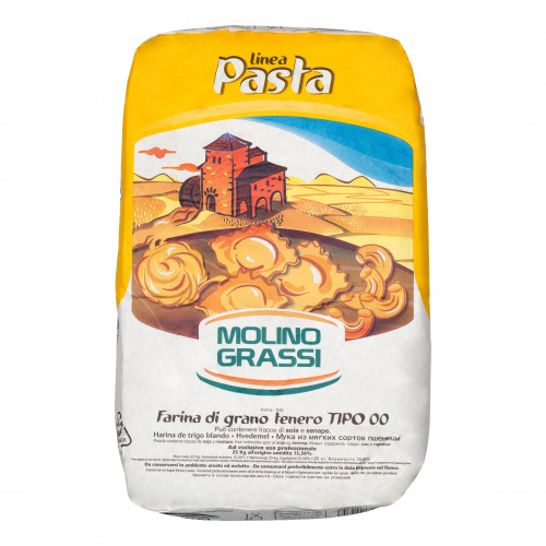Мука  из мягких сортов пшеницы "ОО" для пасты "Молино Грасси" (25 кг)
