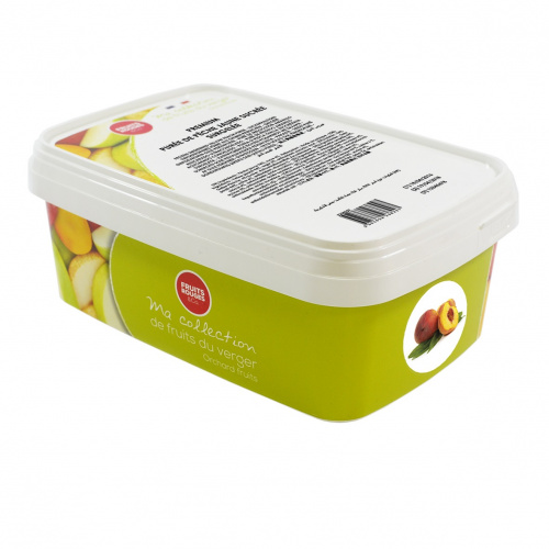 Пюре белый персик, Fruits Rouges (1кг)