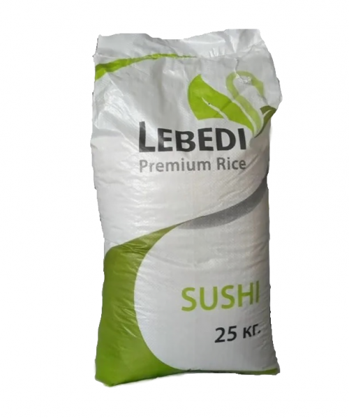 Рис для суши ГОСТ Лебеди высший сорт (25 кг)