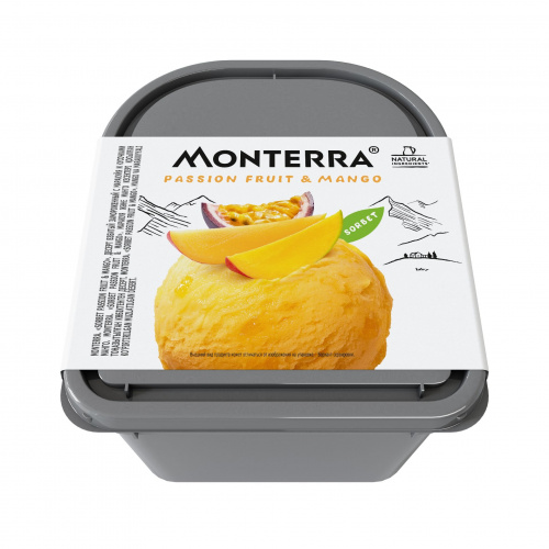 Мороженое Сорбет манго-маракуйя, Monterra (1,525кг)