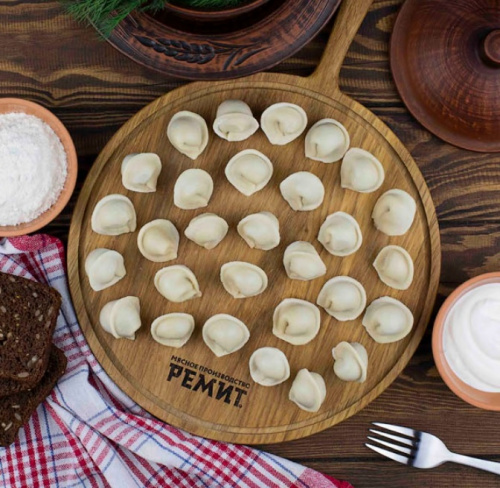 Пельмени ручной лепки кат. Б, Ремит (0,900кг)
