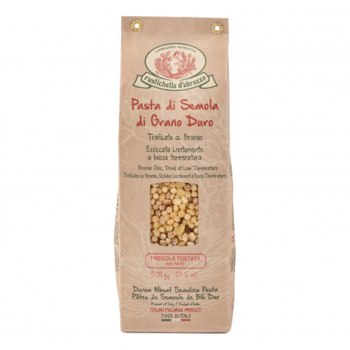 Макаронные изделия без яиц Фрегола Тостата, Rustichella d'Abruzzo (0,500кг)