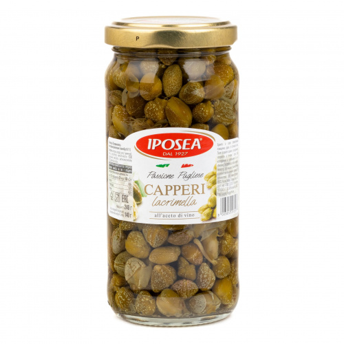 Каперсы Лакримелла в уксусе, IPOSEA (0,240кг)