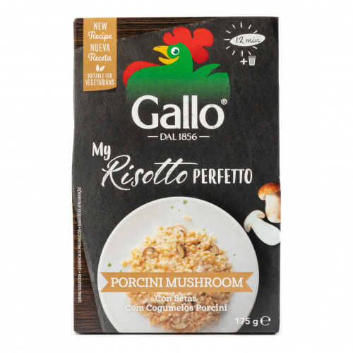 Ризотто с белыми грибами, Riso Gallo (0,175кг)