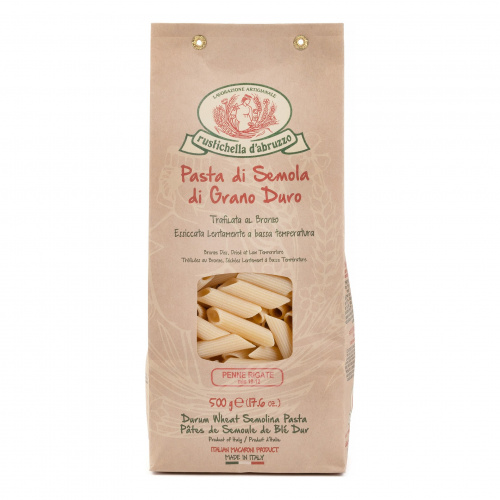 Макаронные изделия без яиц Пенне Ригате Rustichella d'Abruzzo (0,500кг)