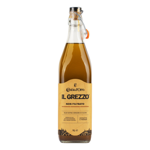 Масло оливковое нефильтрованное Extra Virgin Il Grezzo, Costa d’Oro (1л)
